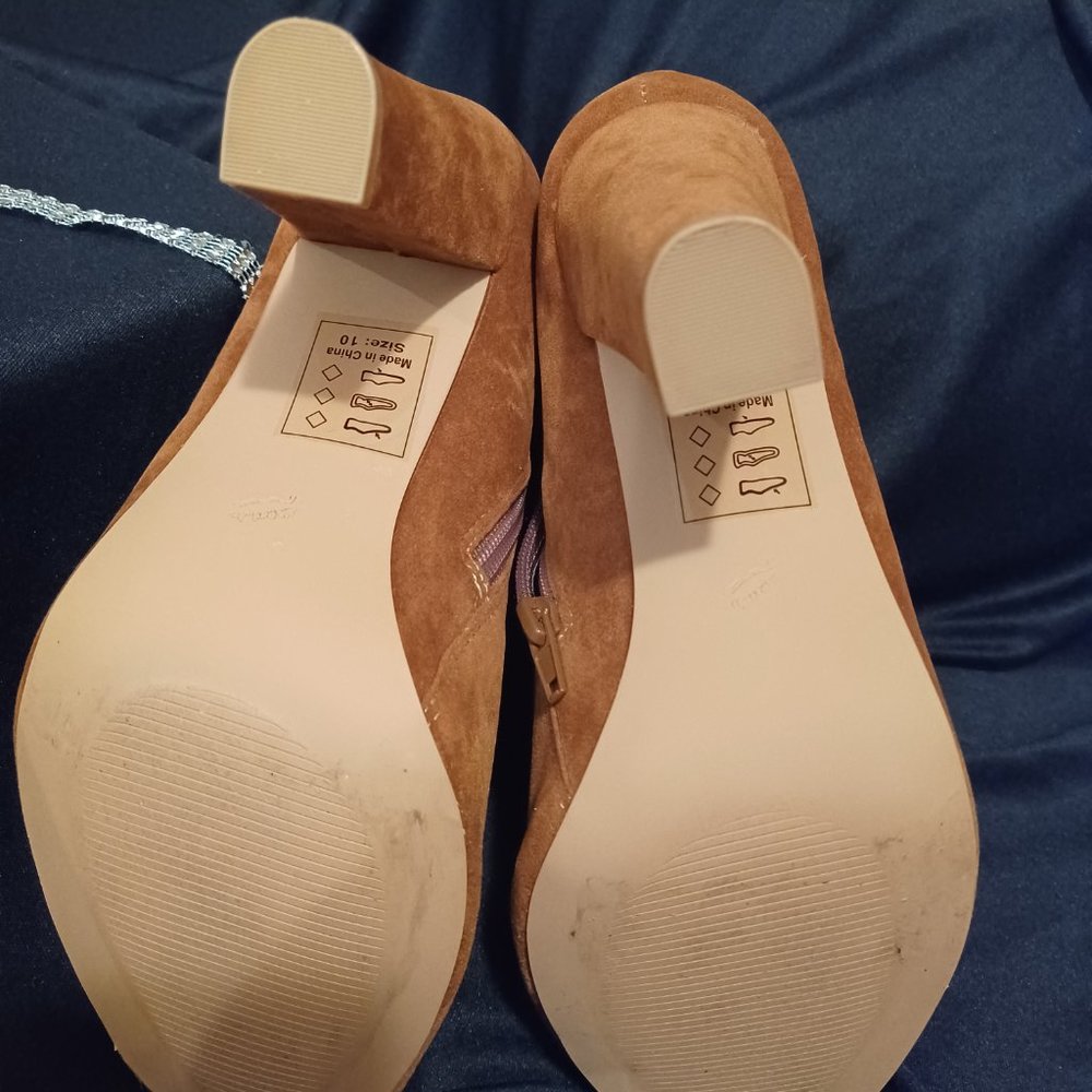 Open Toe Booties - Picture 4 of 7